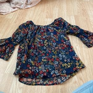 Knitworks long open sleeve top